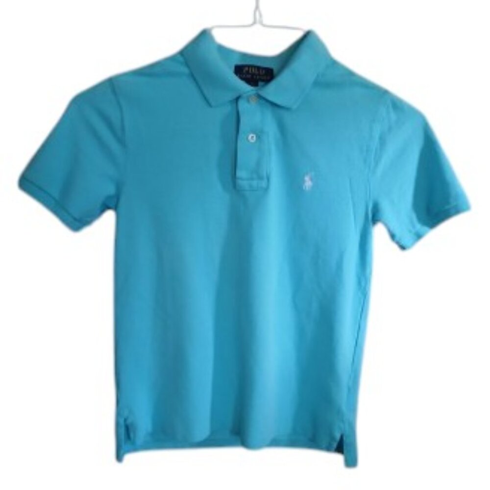 Ralph Lauren Boy light blue Polo Shirt Size M (10-12)
